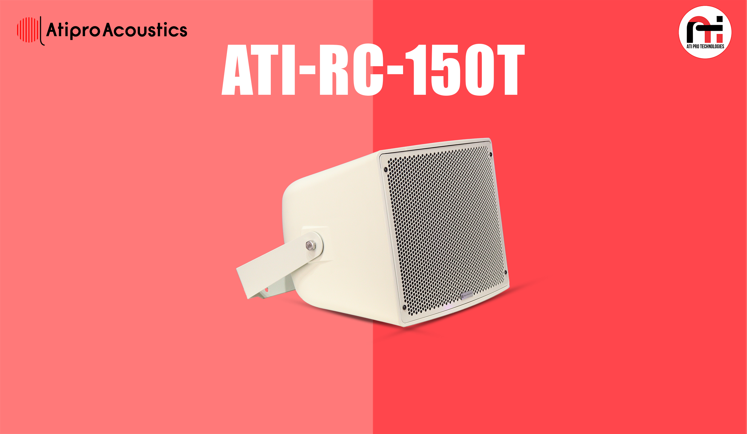 Ultra-Compact Coaxial Two-Way All-Weather Horn Speaker Model - ATI-RC-150T