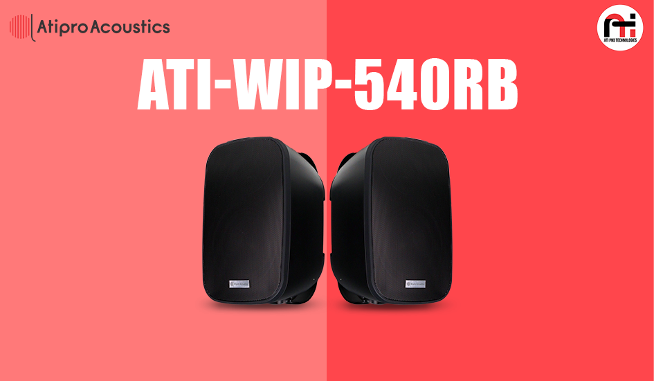 IP66 Waterproof Outdoor Wall Mount Speaker Model - ATI-WIP-540RB