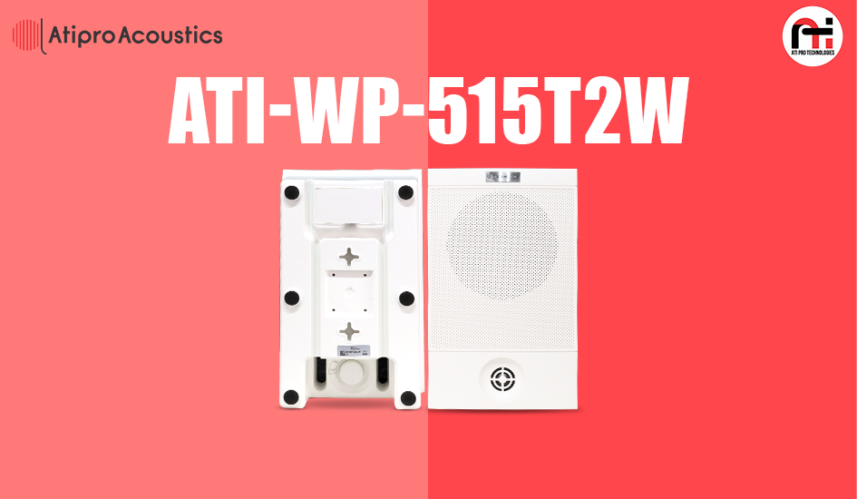 2 Way Wall Mount Speaker With Tweeter Model - ATI-WP-515T2W