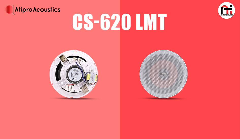 High Performance 2-Way Ceiling Speaker Model - ATI-CS-620LMT