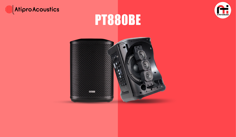 Professional 8-Inch Portable Speaker Model Name- PT880BE