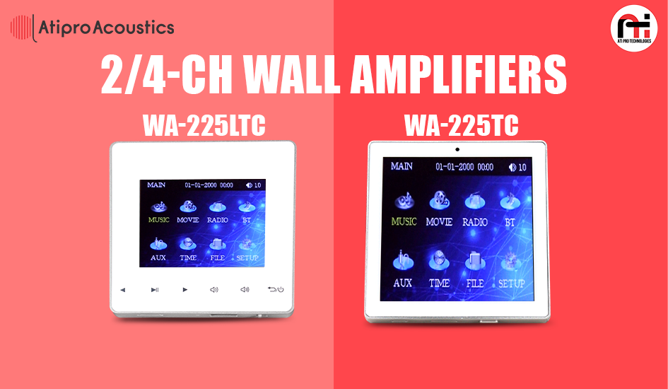 2/4-CH Wall Amplifiers