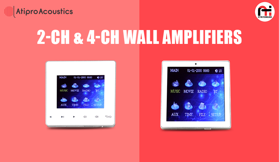 2-CH & 4-CH Wall Amplifiers