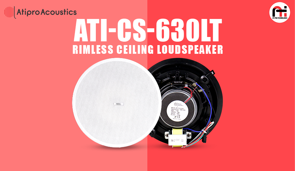 Rimless Ceiling Loudspeaker Model - ATI-CS-630LT