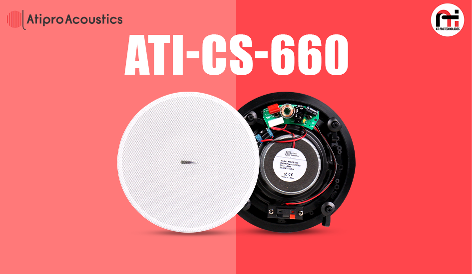 Rimless Ceiling Speaker Model - ATI-CS-660