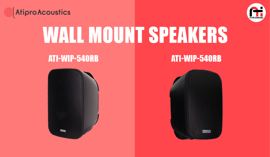 IP66 Waterproof Outdoor Wall Mount Speakers – ATI-WIP-540RB & ATI-WIP-880RW
