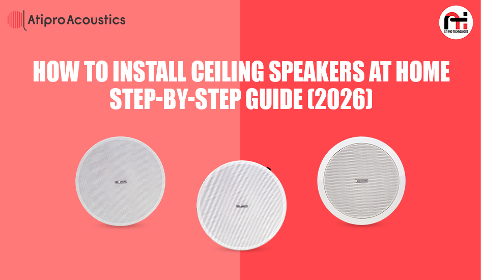 How to Install Ceiling Speakers at Home – Step-by-Step Guide (2026)
