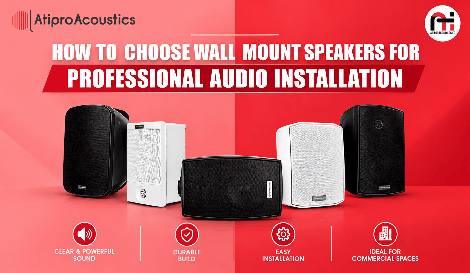 How to Choose Wall Mount Speakers for Professional Audio Installation