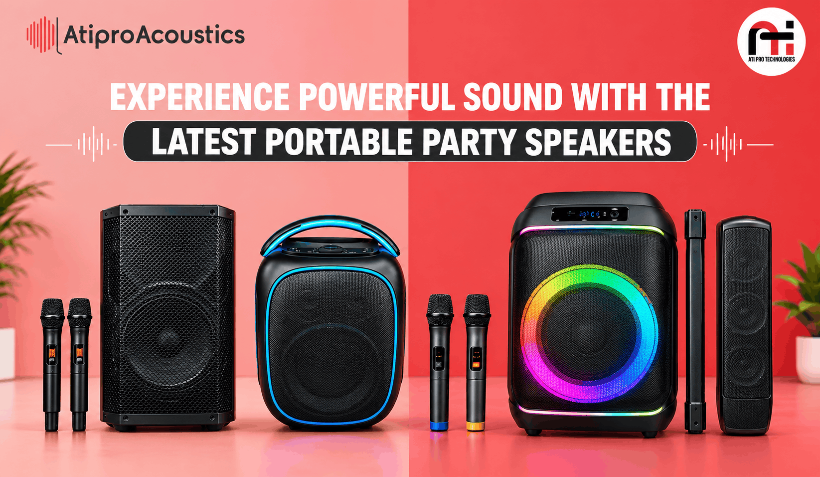 Experience Powerful Sound with the Latest Portable Party Speakers